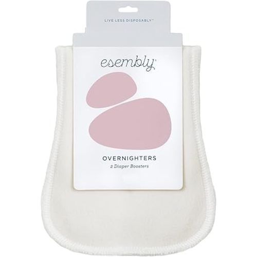 Esembly Cloth Diaper Stay-Dry Fleece Diaper Liner, Moisture-Wicking, Keeps Baby Dry, Prevents Staining, Protects Diaper, Easier to Clean, Washable, Reusable, Super-Soft, 12-Pack, One Size