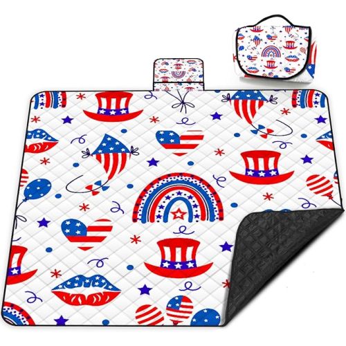 Extra Large Picnic Blanket Waterproof,80"x 80"Foldable Machine Washable Beach Blankets,Outdoor Blanket for 6-8 Adults,Picnic Mat Suitable for Indoor Crawling,Park Beach,Camping,Hiking,Travel(Flamingo)