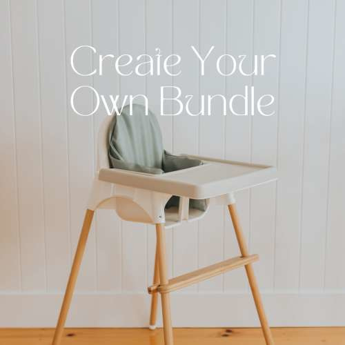 BUNDLE and SAVE 15% - Highchair Footrest + Leg Wraps + Placemat Bundle - IKEA Antilop Highchair Accessories