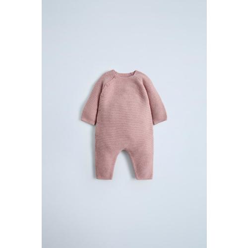 SEED STITCH KNIT KIMONO - Light pink | ZARA United States