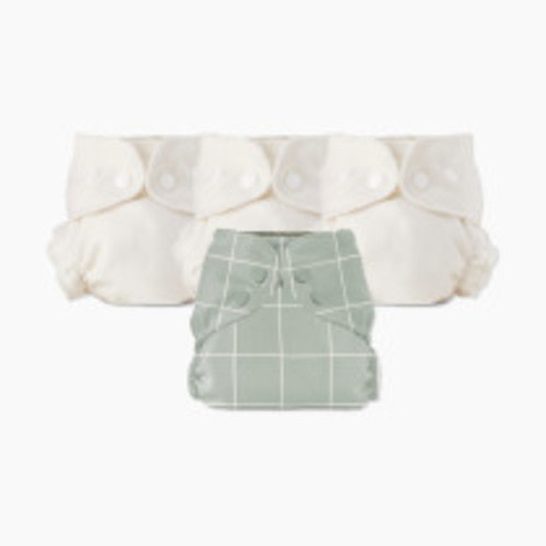 Esembly Blowout Proof Cloth Diaper Bundle - Lattice, Size 2 (18-35lbs)