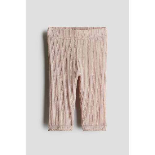 POINTELLE COTTON JERSEY LEGGINGS