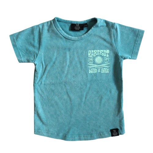 Barefoot Wild And Free Little Surfer Dude T-Shirt