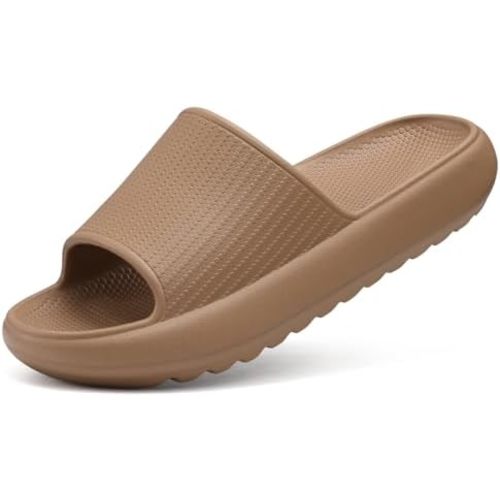 Comwarm Cloud Slide Sandals for Women Men Ultra Comfort Recovery Pillow Slippers Soft Summer Beach Shoes with Low Arch Support