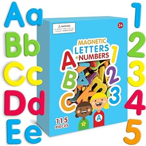 Curious Columbus - Magnetic Letters and Numbers for Toddlers