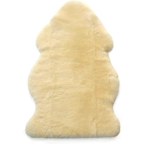 Woolino Sheepskin 100% Natural Australian Merino Wool Lambskin Baby Carpet - Flax