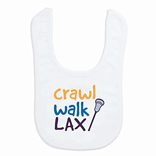 ChalkTalkSPORTS Lacrosse Baby & Infant Bibs | Soft Microfiber Lacrosse Baby Bibs