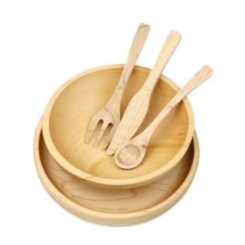 Child's Wooden Place Setting - Maple