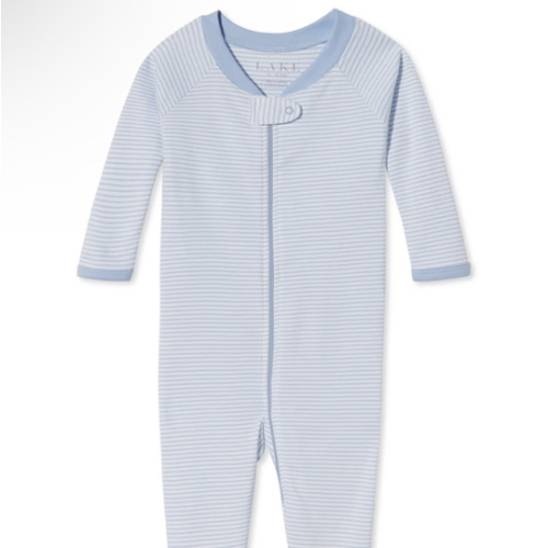 LAKE | Baby | Pima Cotton Pajamas | Hydrangea Baby Sleeper