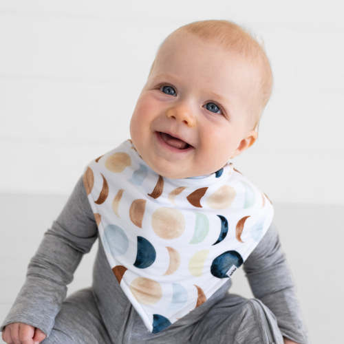 Luna Neutral Bandana Bib - Little Sleepies