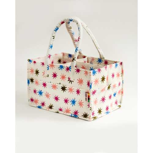 Star Print Nappy Caddy