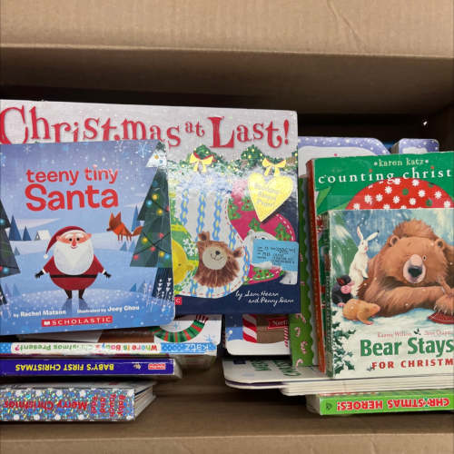 Christmas Board Books Box, Teeny Tiny Santa, Paw Patrol and More 25 books