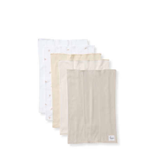 Golden Bee Organic Cotton Burp Cloths 5 Pack