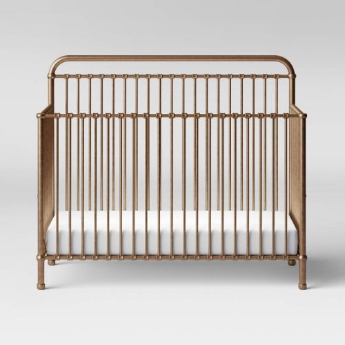 Namesake Winston 4-in-1 Convertible Crib, Color: Vintage Gold