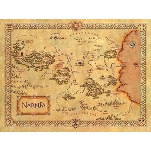 Best Print Store - Narnia Map Poster (24x36 inches)