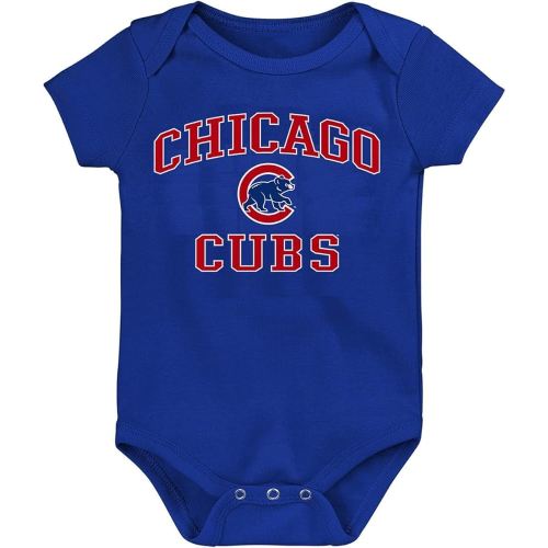 Outerstuff MLB Officially Licensed 0-24 Months City Headline Arch Logo Creeper Bodysuit Romper