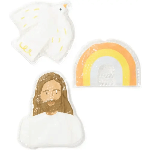 Trinity Ice Packs/Be A Heart / 3 Pack/Jesus Heals/Holy Spirit Comforts/God Makes All Things New/Hot or Cold Pack/Gel Cooling Pad
