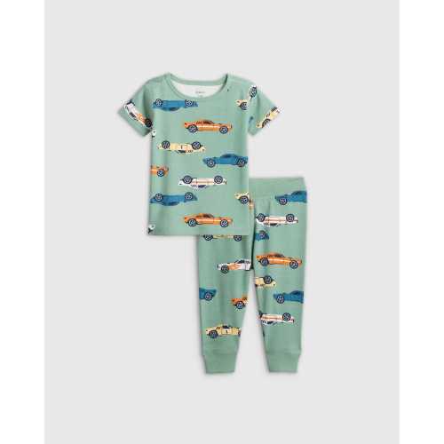 100% Organic Cotton Short Sleeve and Pant Pajama Set