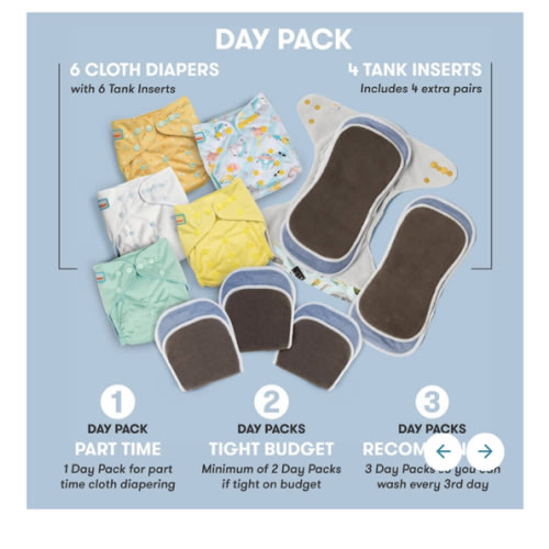 Best Cloth Diaper Day Pack | All You Need for a Day of Cloth Diapering