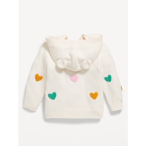 SoSoft Critter Ear Button-Front Sweater for Baby