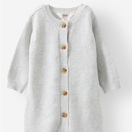 Organic Knit Long Sleeve All In One