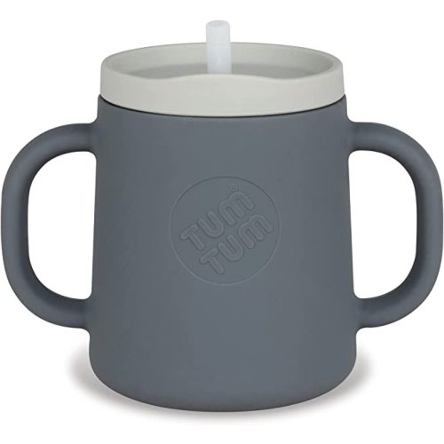 TUM TUM 3 way Baby Trainer Cup, Designed with Feeding Specialist, 180ml (Grey)