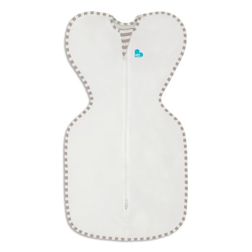 Love to Dream Organic Swaddle, Baby Sleep Sack, Swaddle Up Self-Soothing Swaddles for Newborns, Get Longer Sleep, Snug Fit Helps Calm Startle Reflex, 1.0 TOG Sleep Sack, 13-18.5lbs, Cream