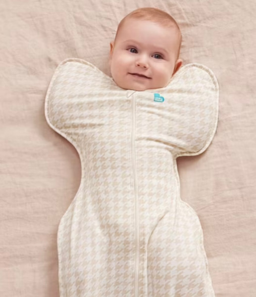 Swaddle Up™ 1.0 TOG Cotton | Color: Tan Houndstooth