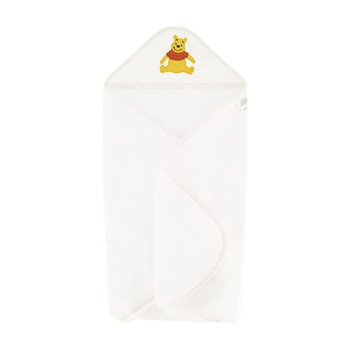 Disney Cudlie Baby Winnie The Pooh 2 Pack Rolled/Carded Hooded Towels in Sweet Life Print, 1 Count