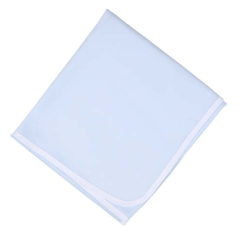 Simply Solids Blue Receiving Blanket