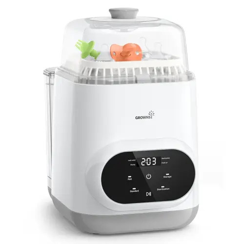 Grownsy EaseClean Bottle Washer Pro | All-in-One Bottle Washer and Sterilizer and Dryer | Baby Bottle Washer for Bottles, Pump Parts & Baby Essentials | Replaces Hand Washing