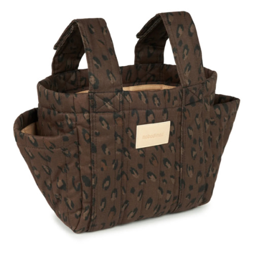 Nobodinoz - Hyde Park Stroller Organizer Bag - Leopard | Smallable