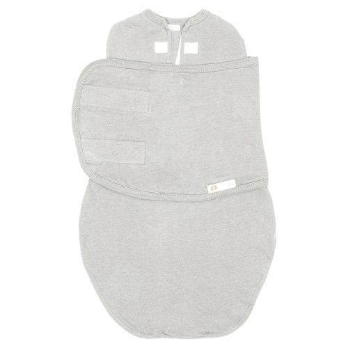 embé 2-Way Starter Baby Swaddle, 6-14 lbs, Newborn Swaddle Sack 0-3 Months, Zip & Velcro Swaddle 0-3 Months Baby Swaddles Wrap, Hip Healthy, Infant Swaddle - Cloud