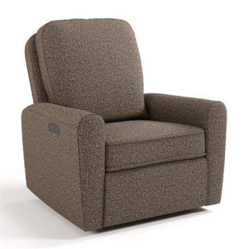 Storkcraft Amalfi Power Recliner - Mountain Brown Boucle