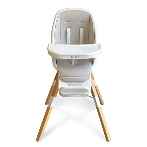 TruBliss 2-in-1 Turn-A-Tot High Chair with 360° Swivel - Gray Taupe