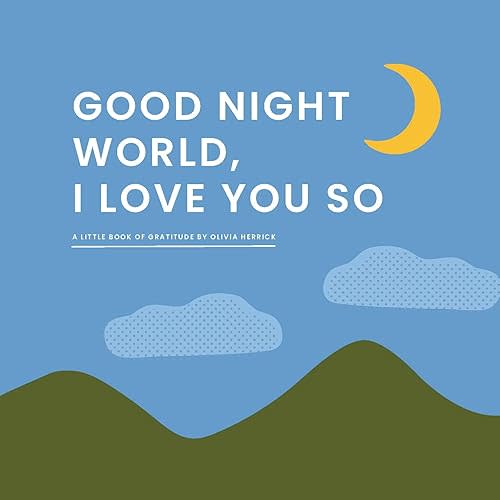 Good Night, World―I Love You So: A Little Book of Gratitude Board book – December 10, 2024