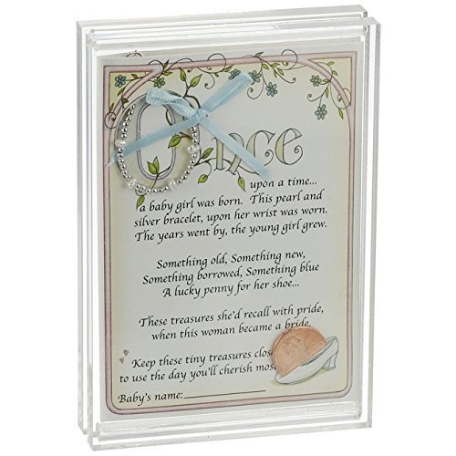Amazon.com: Child to Cherish Baby to Bride Bracelet, Infant Girls Silver and Pearl Jewelry, Personalized Frame, Newborn Religious Gift for Shower, Christening, Baptism : Clothing, Shoes & Jewelry