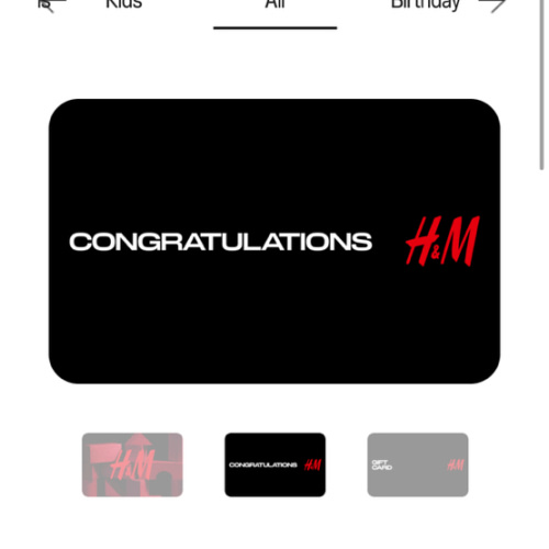 H&M USA Gift Cards