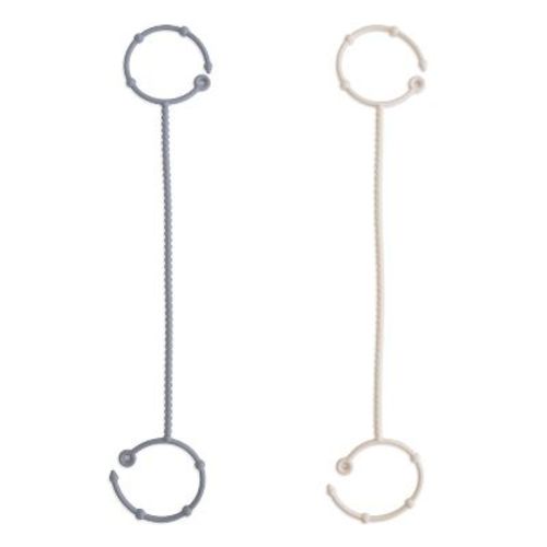 Adjustable Silicone Strap 2-Pack Natural/Shifting Sand One Size