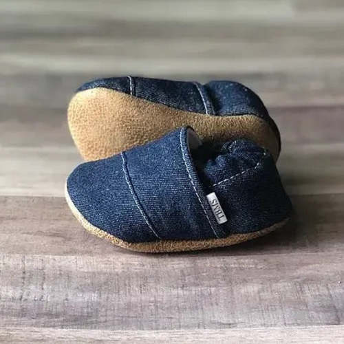 Denim Moccasins – Little Buffalo Creek Co.