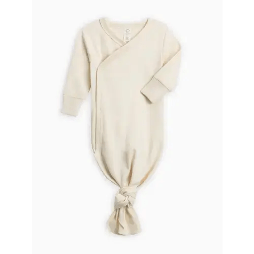 Indy Kimono Gown in Natural - NB
