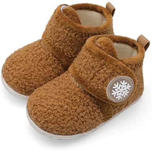 FEETCITY Baby Booties Girls Boys Infant Slippers First Walkers Shoes Warm Socks Newborn Crib Shoes