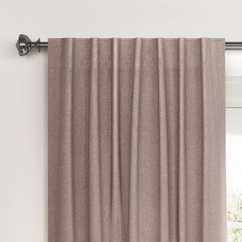 Blackout Aruba Window Curtain Panel - Threshold™, Color: Light Brown, Size: 50"W x 84"L