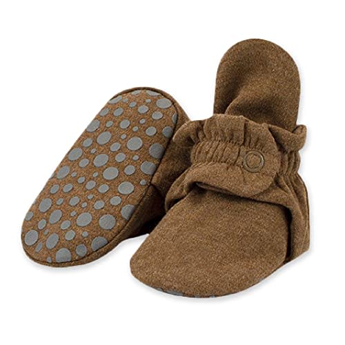 Zutano Unisex Organic Cotton Baby Booties With Gripper Soles