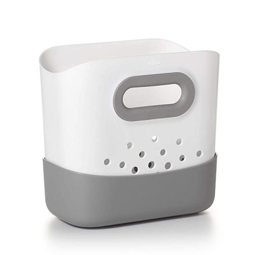 OXO Tot Stand Up Bath Toy Storage – Gray - Bath Stand Up Toy Bin - Gray