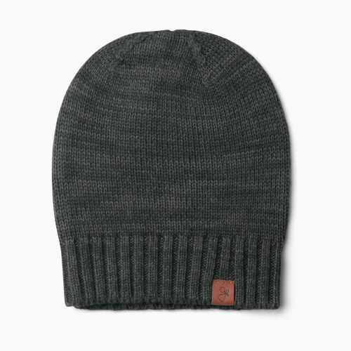 Goumi Kids Mountain Collection Organic Cotton Knit Beanie - Pine, 12-24m
