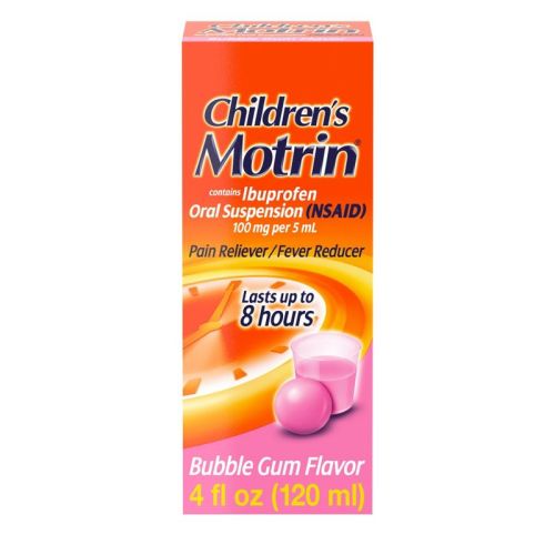 Children's Motrin Pain Reliever/fever Reducer Liquid - Ibuprofen (nsaid) - Bubble Gum - 4 Fl Oz