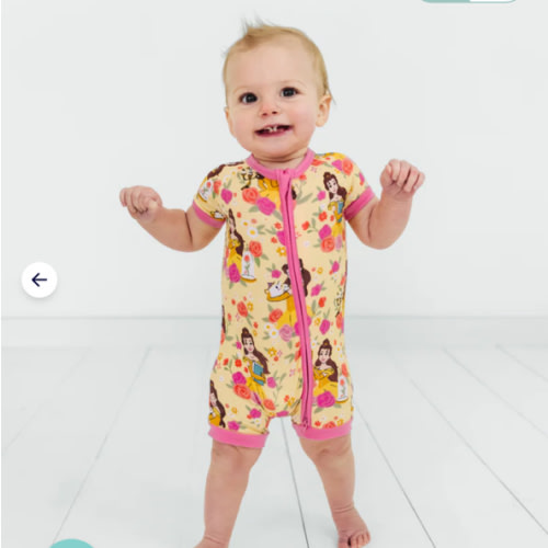 Disney Princess Belle Shorty Zippy – Little Sleepies