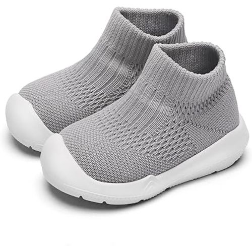 Engtoy Baby Shoes Baby Sock Shoes Baby Walking Shoes Infant Non-Slip Breathable Slippers with Soft Rubber Sole Baby Boys Girls Slip On Sneakers