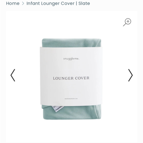 Infant Lounger Cover | Slate